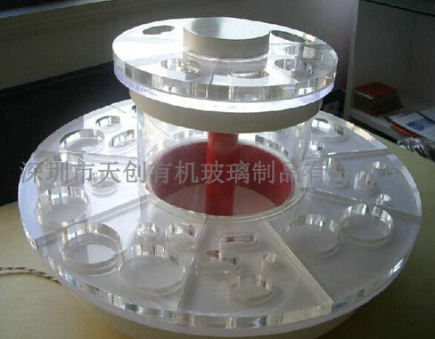 【有機玻璃旋轉(zhuǎn)展示架】給你的視覺沖擊！