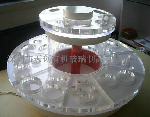 360度展示空間，的展示★有機(jī)玻璃旋轉(zhuǎn)展示架！